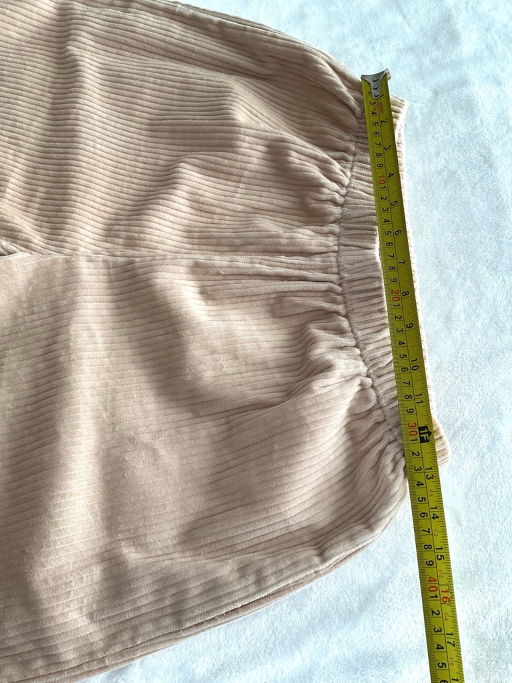 Sadie & Sage Beige Corduroy Jogger Pants Women’s Medium Cozy Casual Lounge - Picture 11 of 12